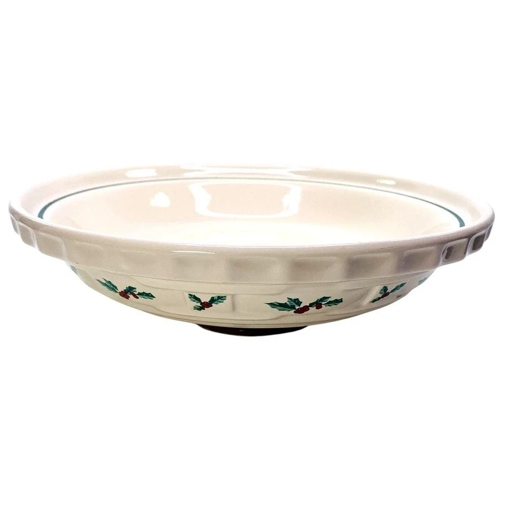 Longaberger Pottery TRADITIONAL HOLLY 10